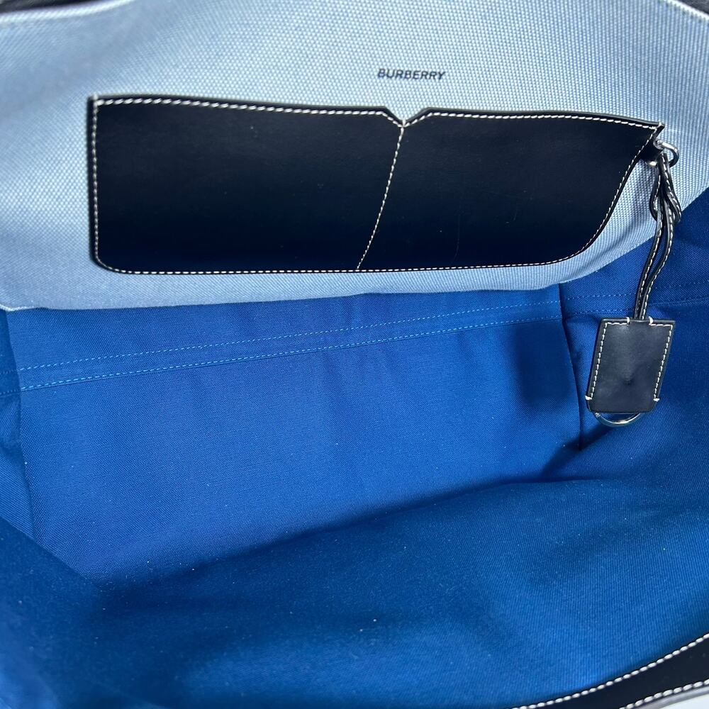 Burberry Canvas Cabas Pocket Tote Bag - Picture 8 of 13